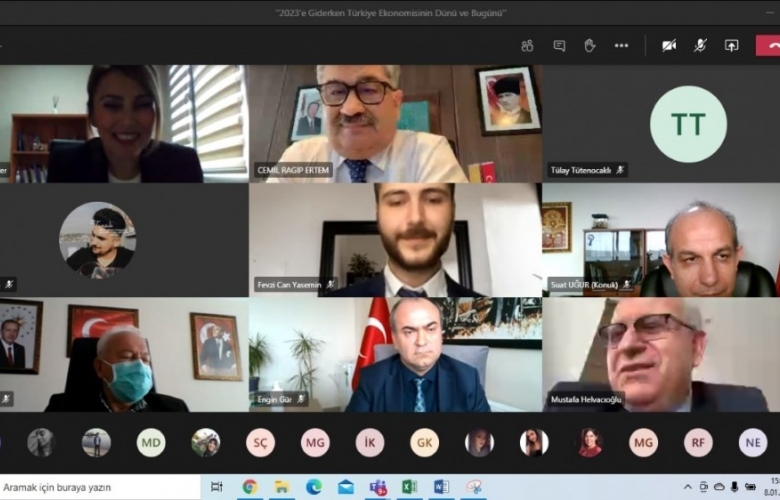2023'E GİDERKEN TÜRKİYE EKONOMİSİNİN DÜNÜ VE BUGÜNÜ KONFERANSI GERÇEKLEŞTİRİLDİ