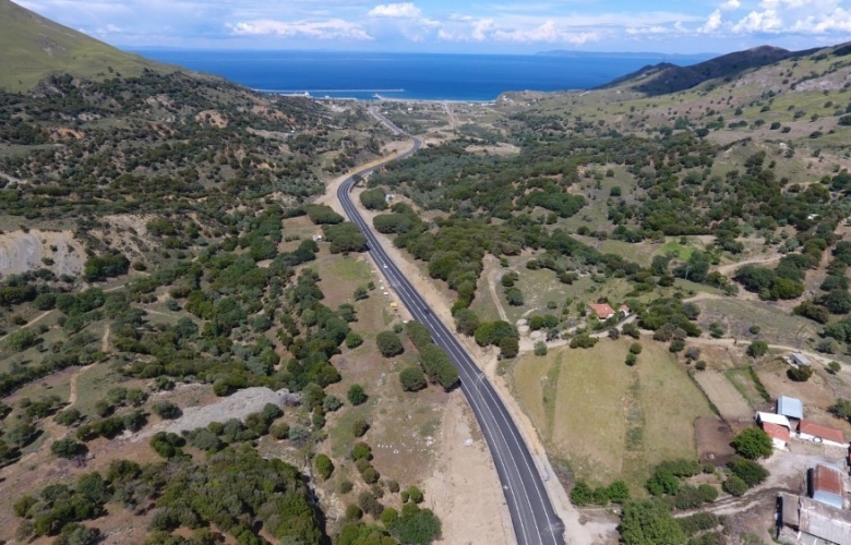 TURAN “GÖKÇEADA YOL PROJESİNİN ÖNEMLİ BİR BÖLÜMÜ TAMAMLANDI"