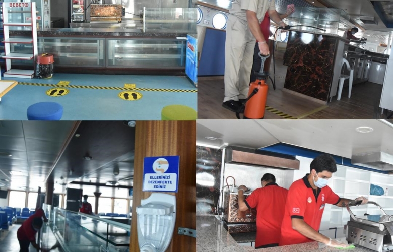 GESTAŞ A.Ş. AİT FERİBOTLARIN BÜFELERİ YENİDEN HİZMET VERMEYE BAŞLADI