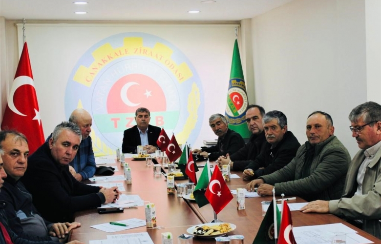 ÇANAKKALE ZİRAAT ODASI YÖNETİMİNDEN  8 MADDELİK MANİFESTO