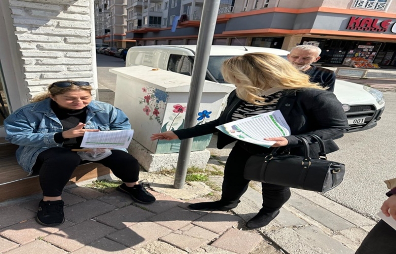 GELECEK PARTİSİ ÇANAKKALE TEŞKİLATI KEMAL KILIÇDAROĞLU İÇİN SAHAYA ÇIKTI