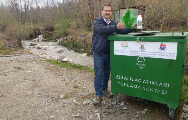 ZİRAİ İLAÇ ATIKLARINI TOPLAMA VE GERİ KAZANMA PROJESİ DEVREYE GİRDİ