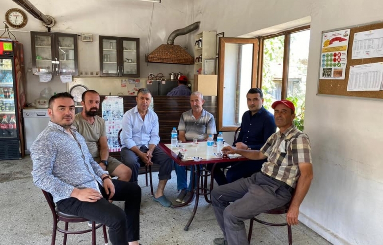 DEVA PARTİSİ ÇANAKKALE İL BAŞKANI BERKAN KARACA YANGIN BÖLGESİNDE